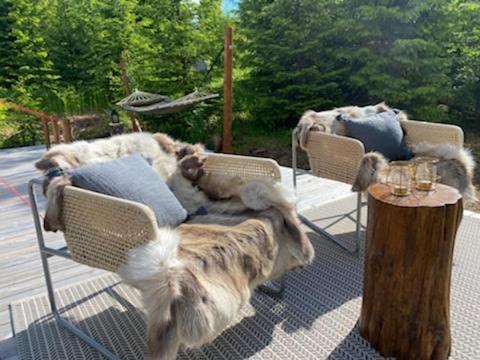 Glamping Tent With Amazing View In The Forest Torsby Bagian luar foto